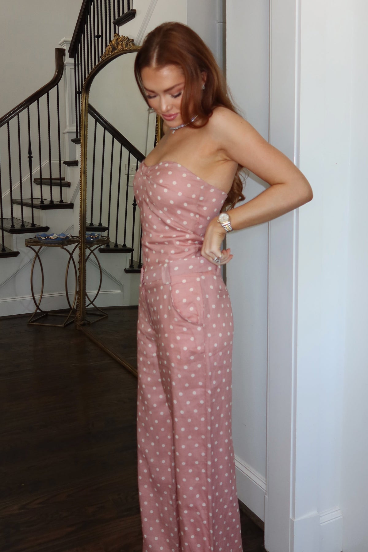 Cassie Polka Dot Pants Set