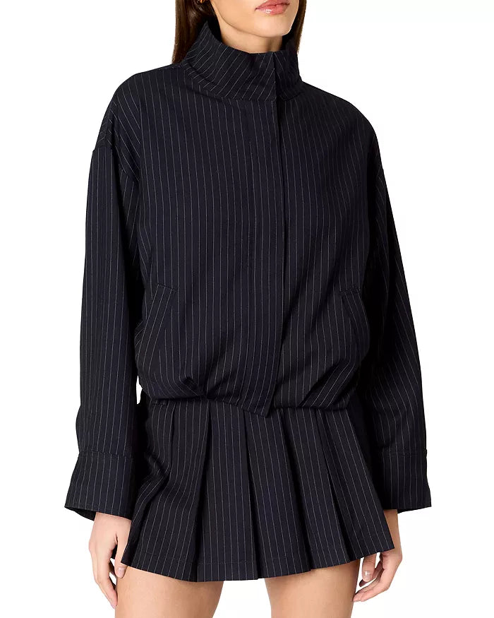 Georgina Pin Stripe Pleated Skort