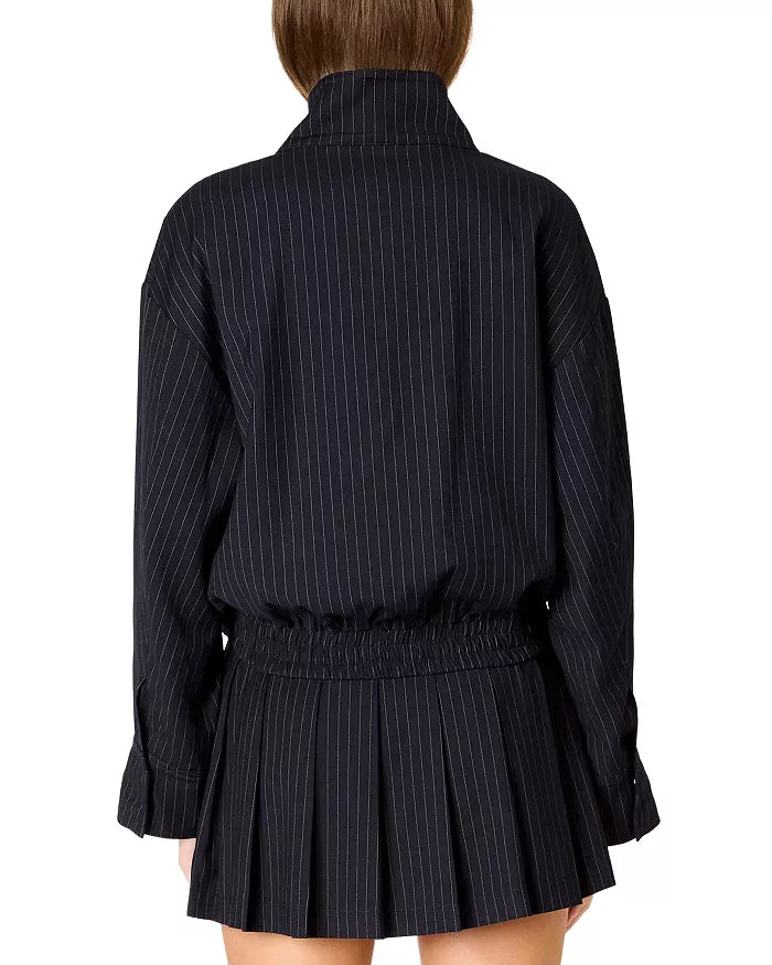 Georgina Pin Stripe Pleated Skort