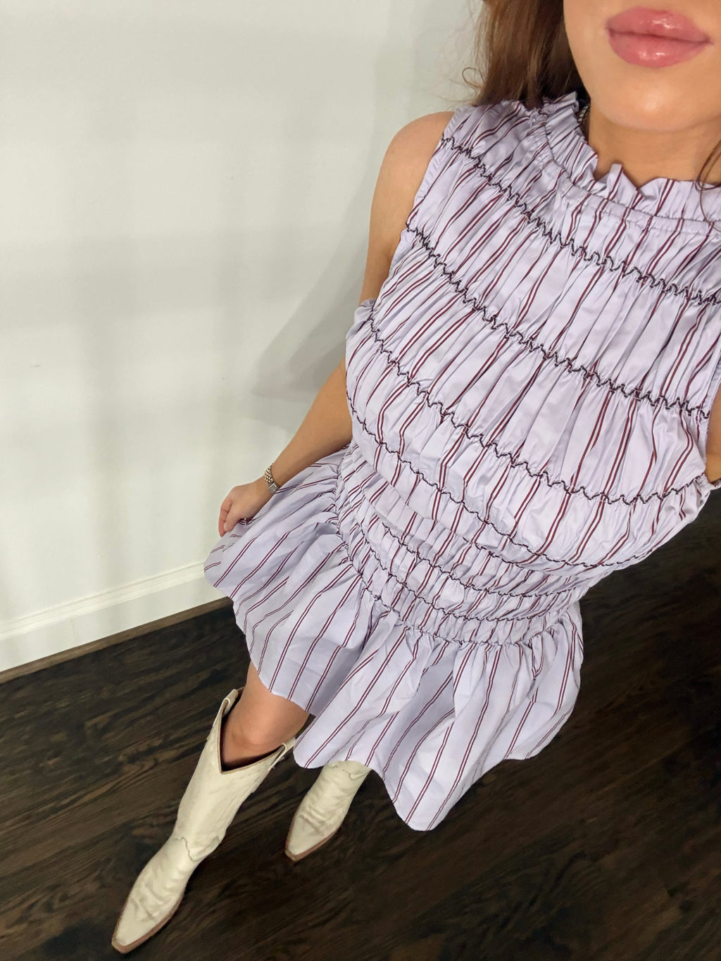 Andi Smocked Stripe Dress
