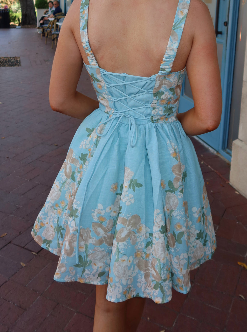Bailee Floral Corset Back Mini Dress