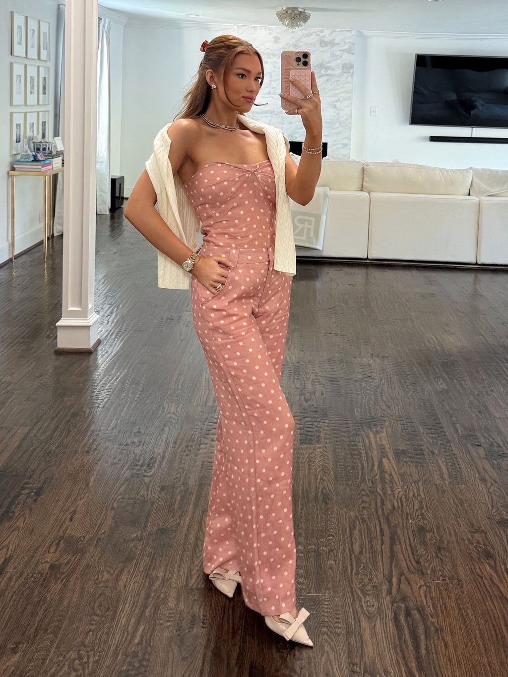 Cassie Polka Dot Pants Set