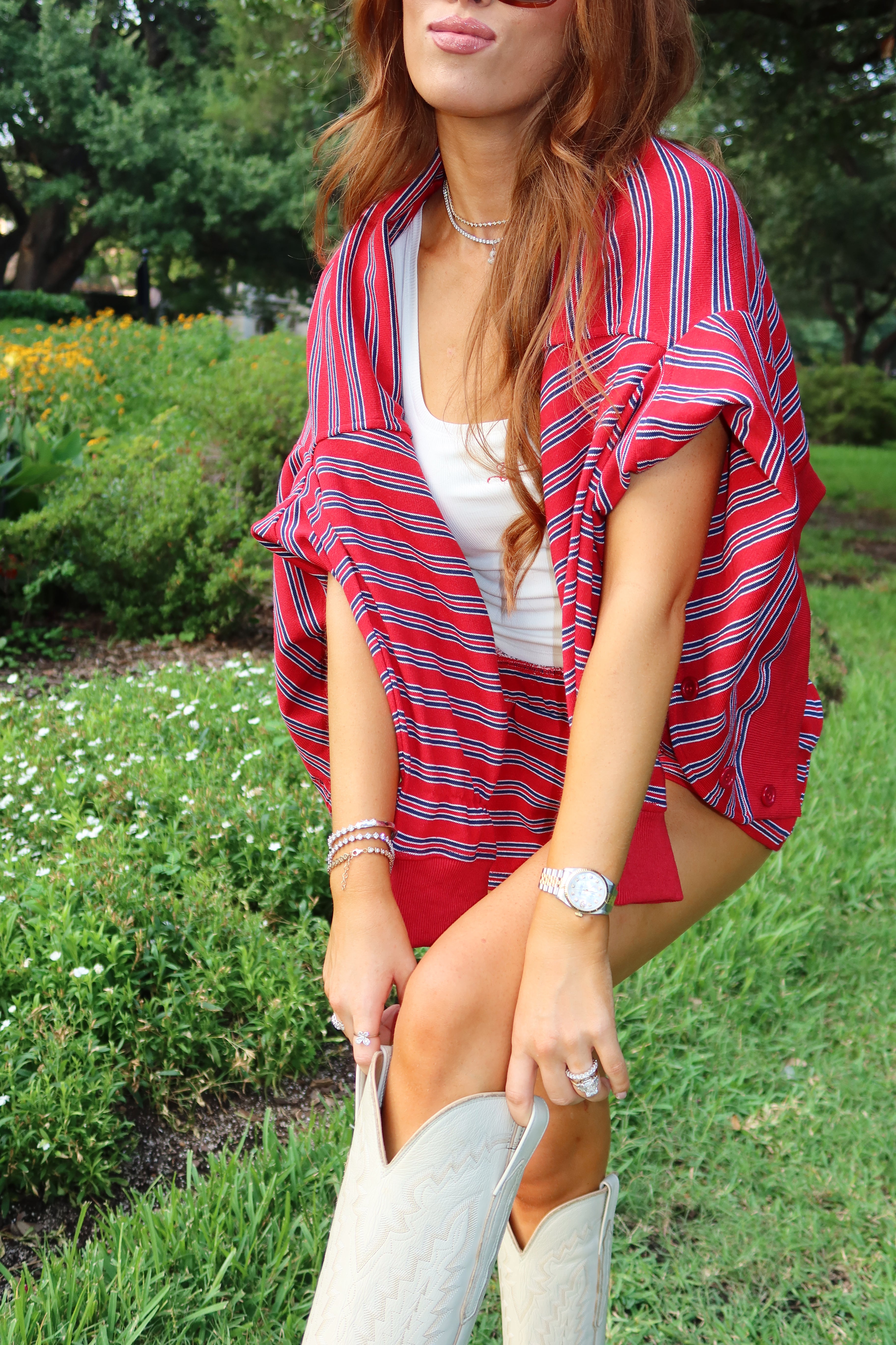 Chronicles Classic Stripe Short Set