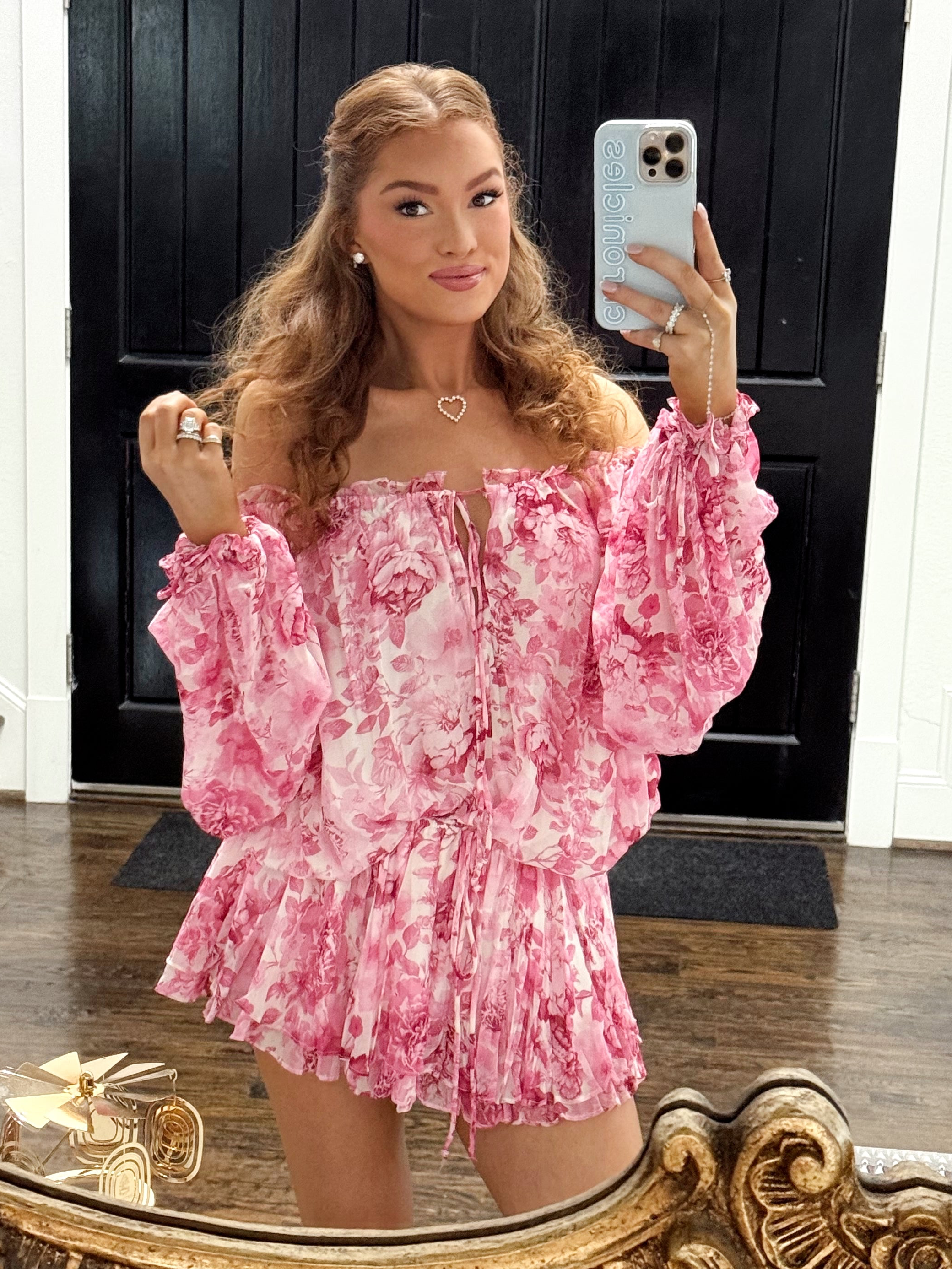 Savannah Off The Shoulder Illusion Romper