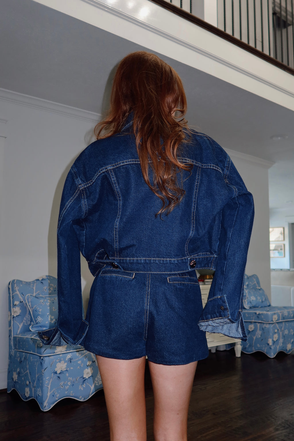 Rowen Denim Jacket & Shorts Set