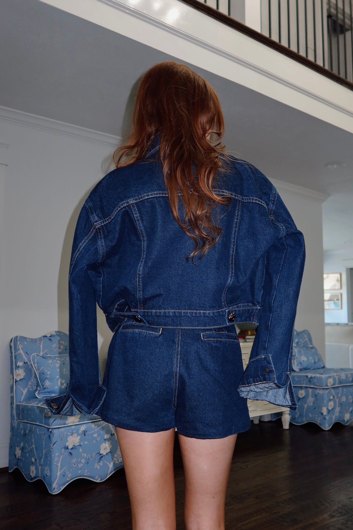 Rowen Denim Jacket & Shorts Set