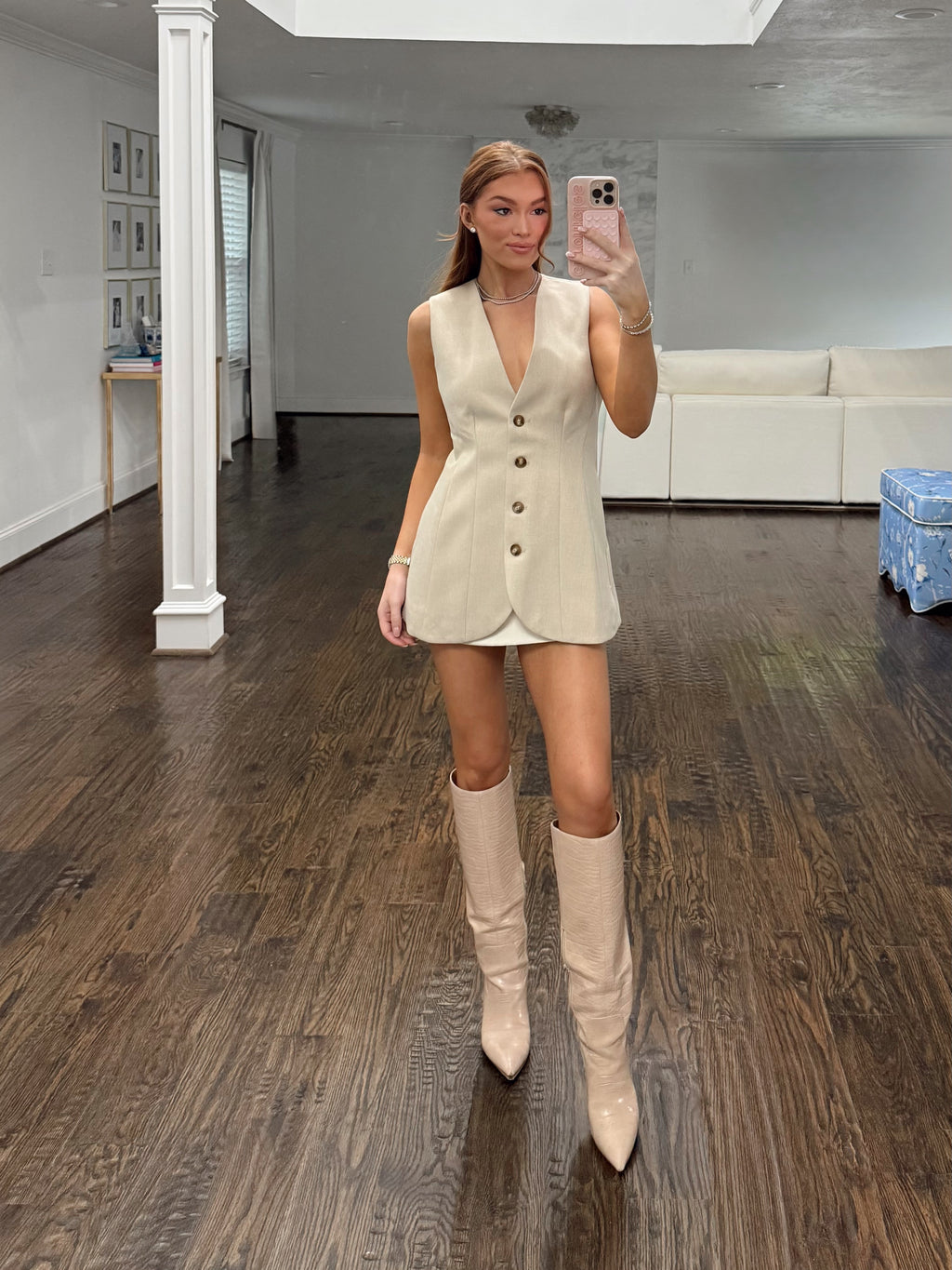 Mckayla Tailored Vest Top
