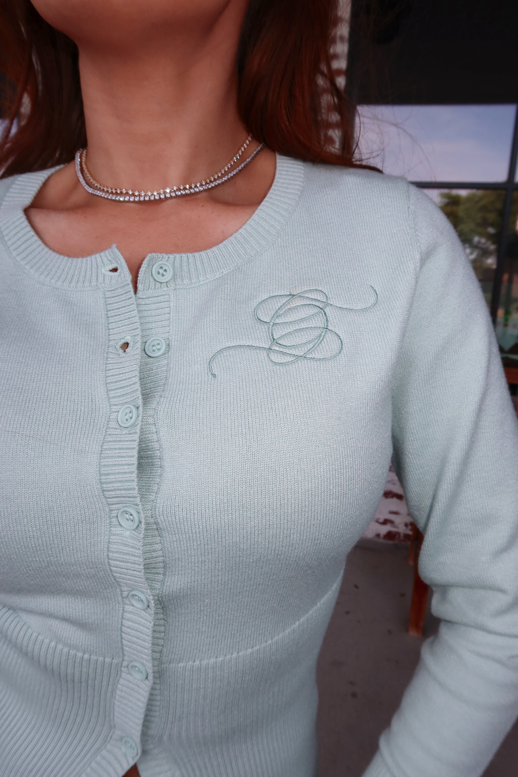 Chronicles Classic Logo Knit Cardigan & Skort Set