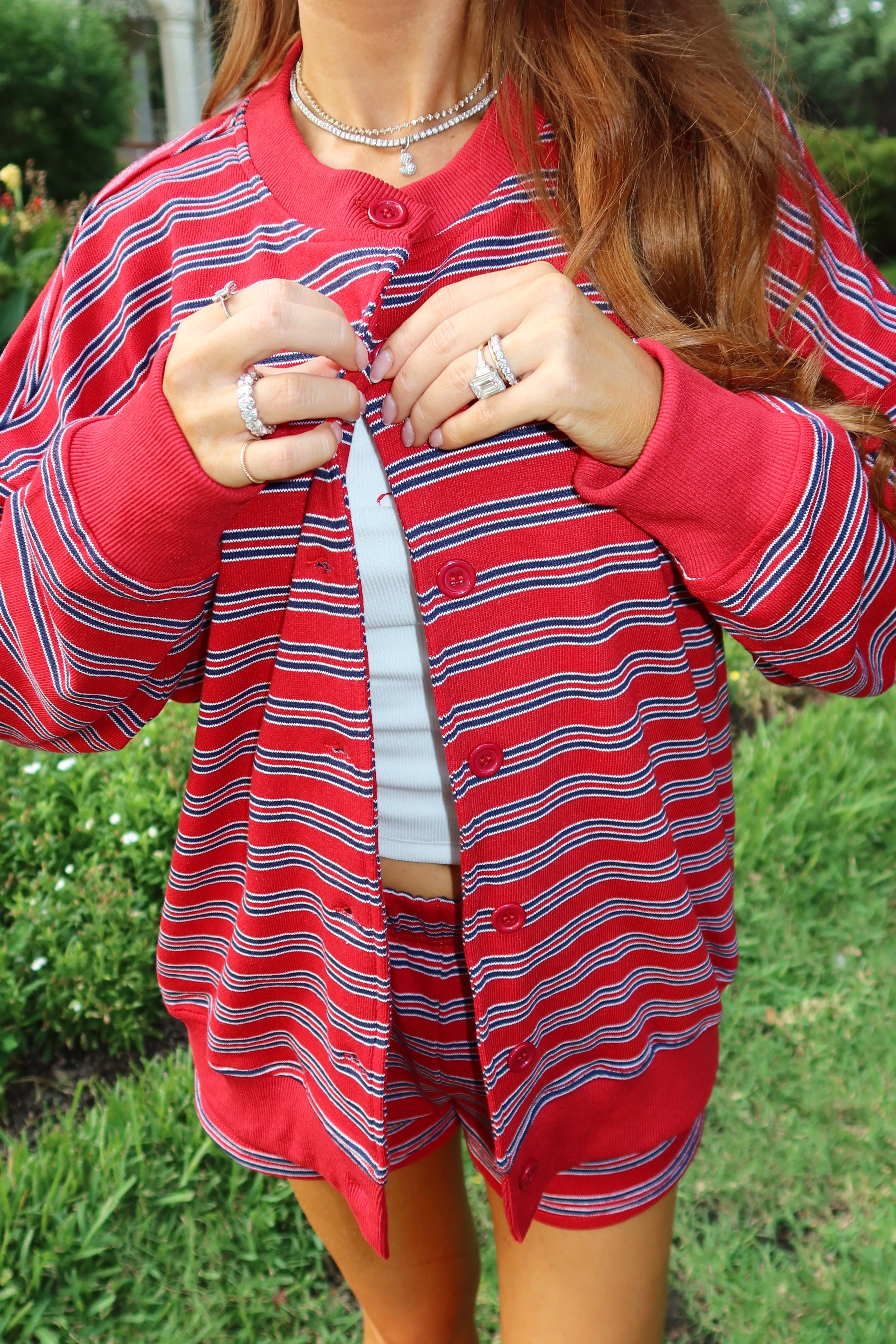 Chronicles Classic Stripe Short Set