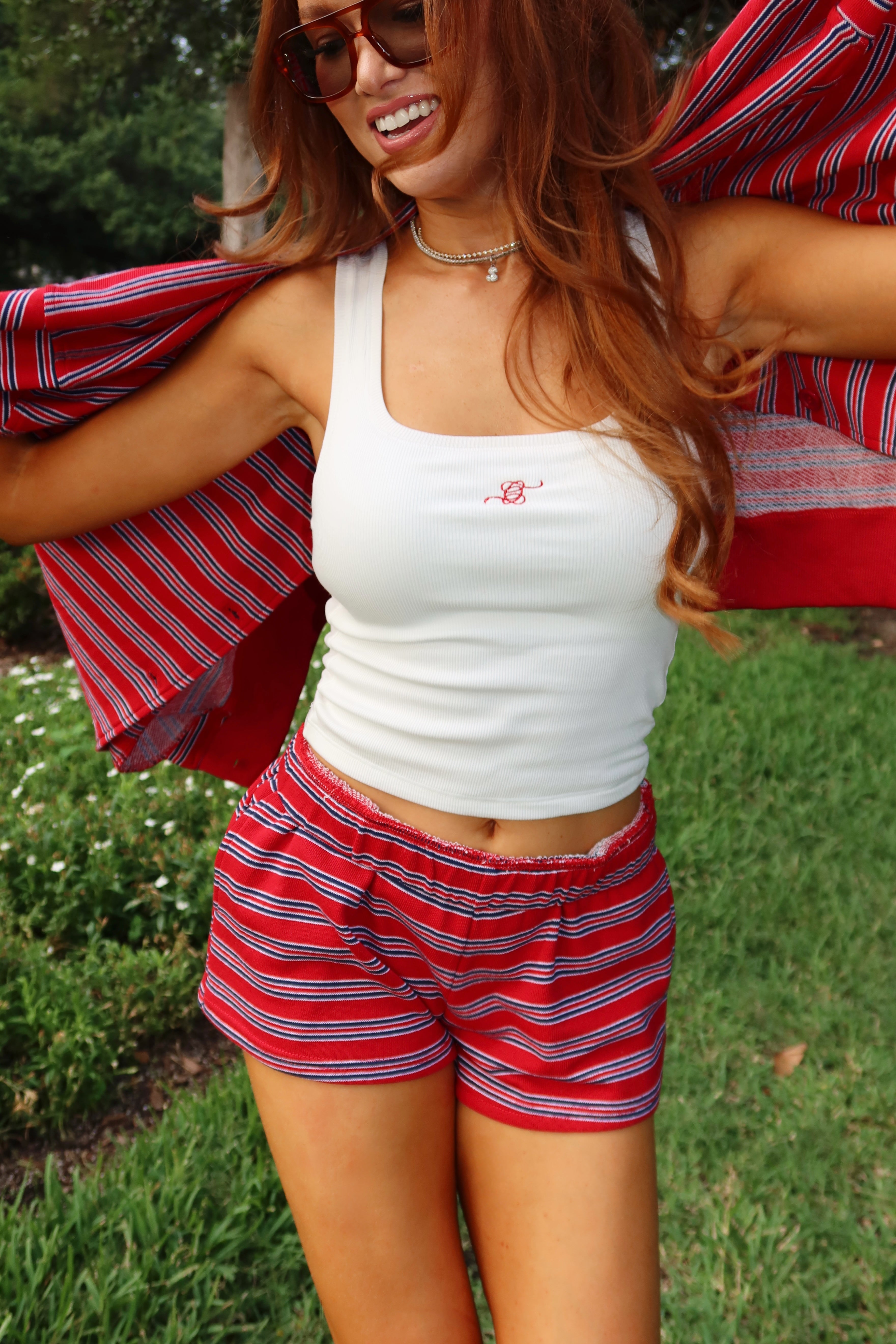 Chronicles Classic Stripe Short Set