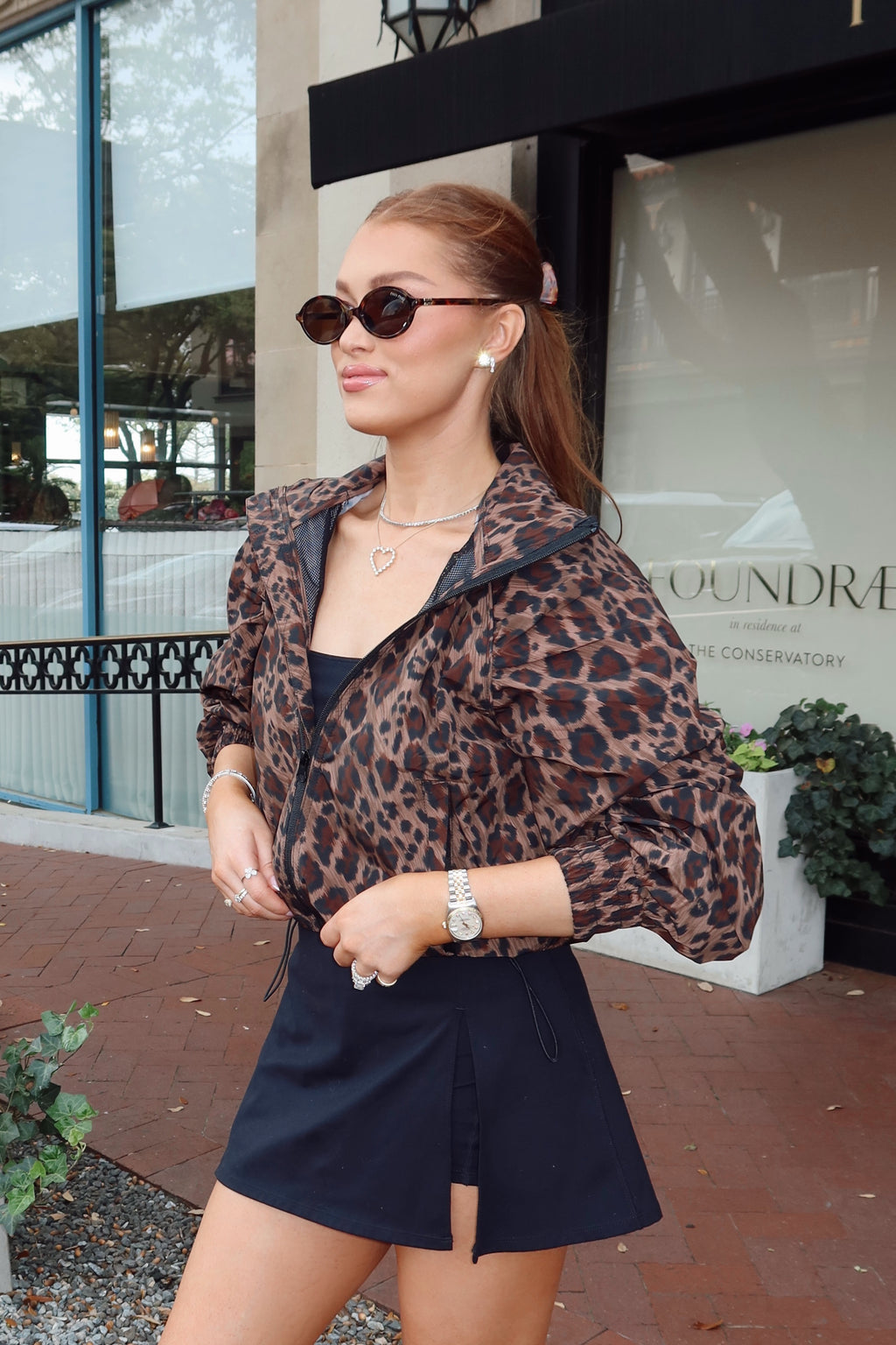 Jill Leopard Athletic Jacket (RESTOCK 2)