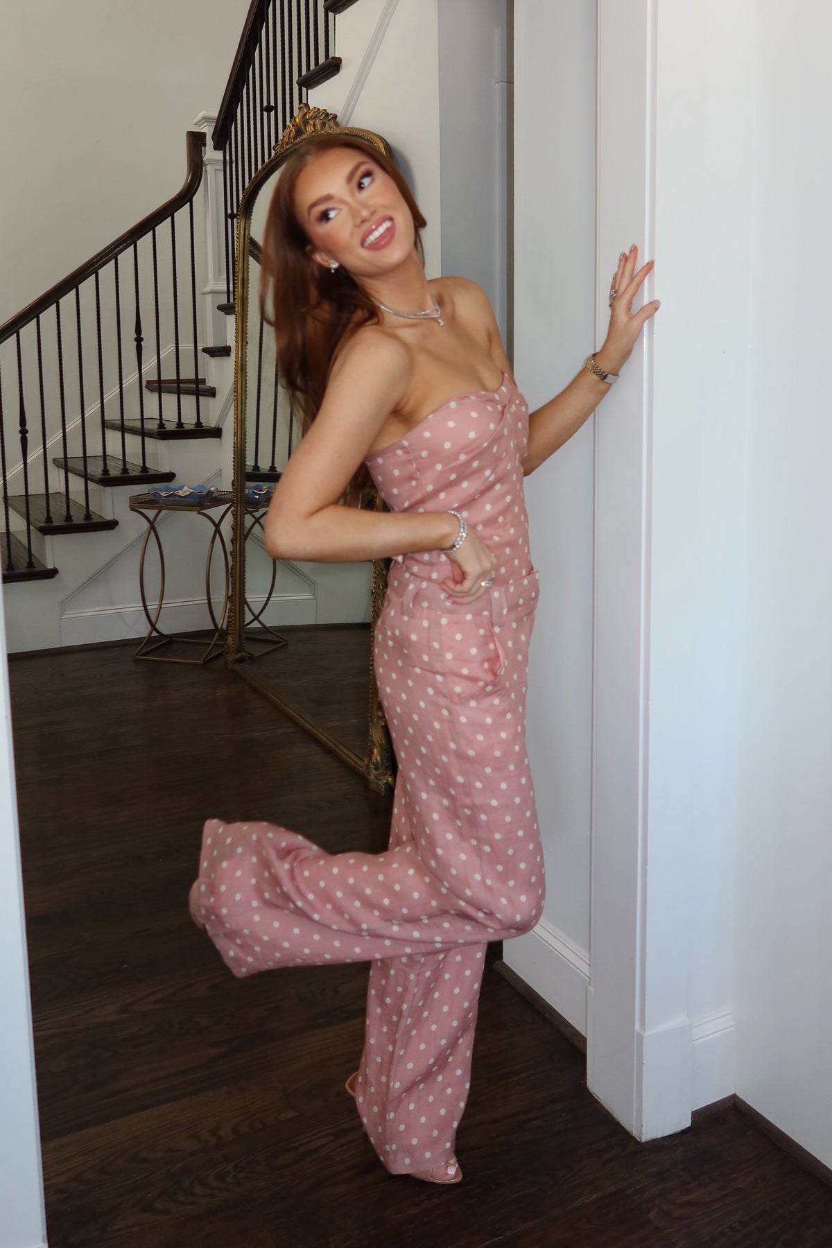 Cassie Polka Dot Pants Set