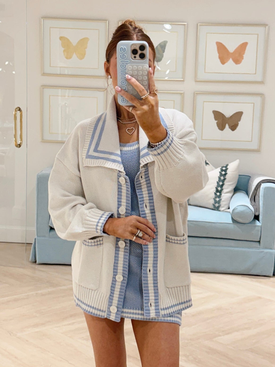 Riddle Stripe Knit Cardigan