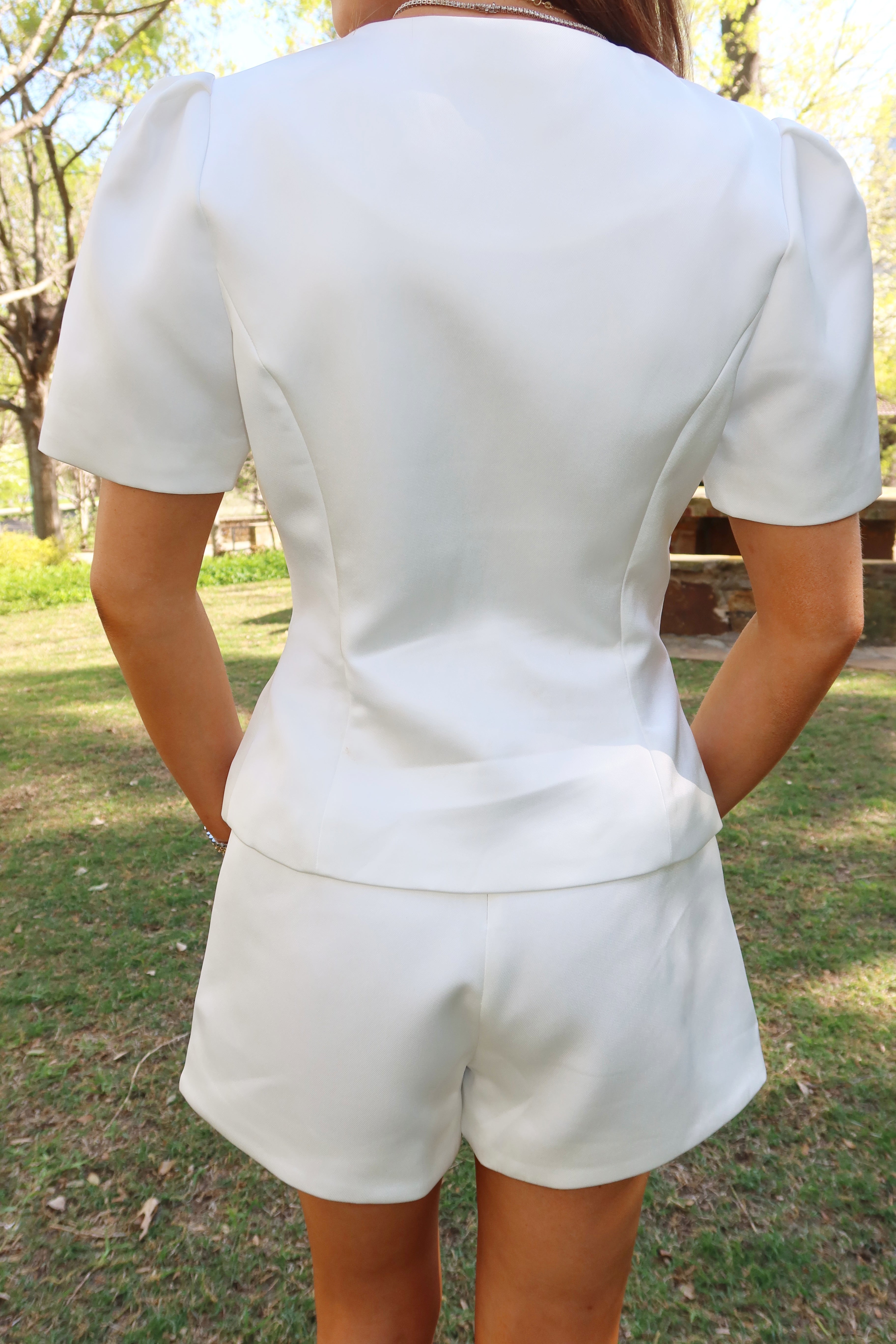 Marriage Material Button Front Top